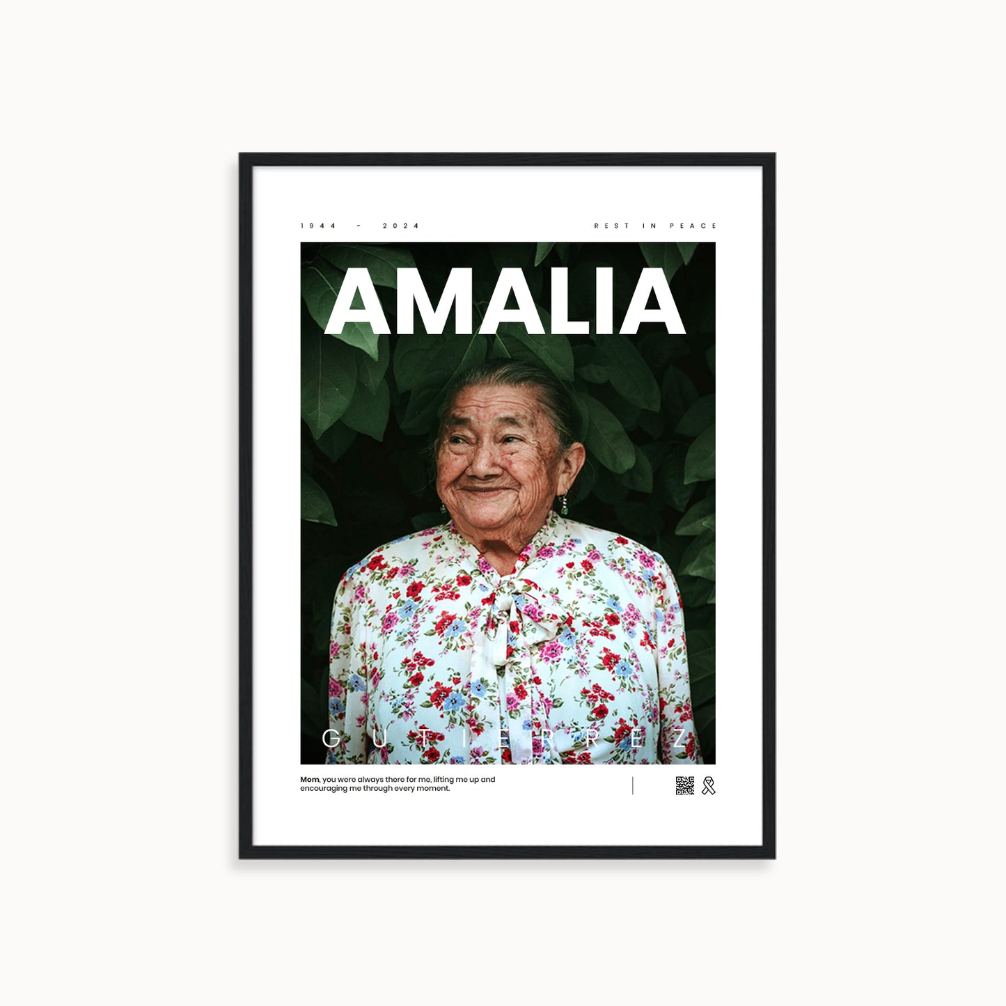 Custom Memorial Poster < Magazine >
