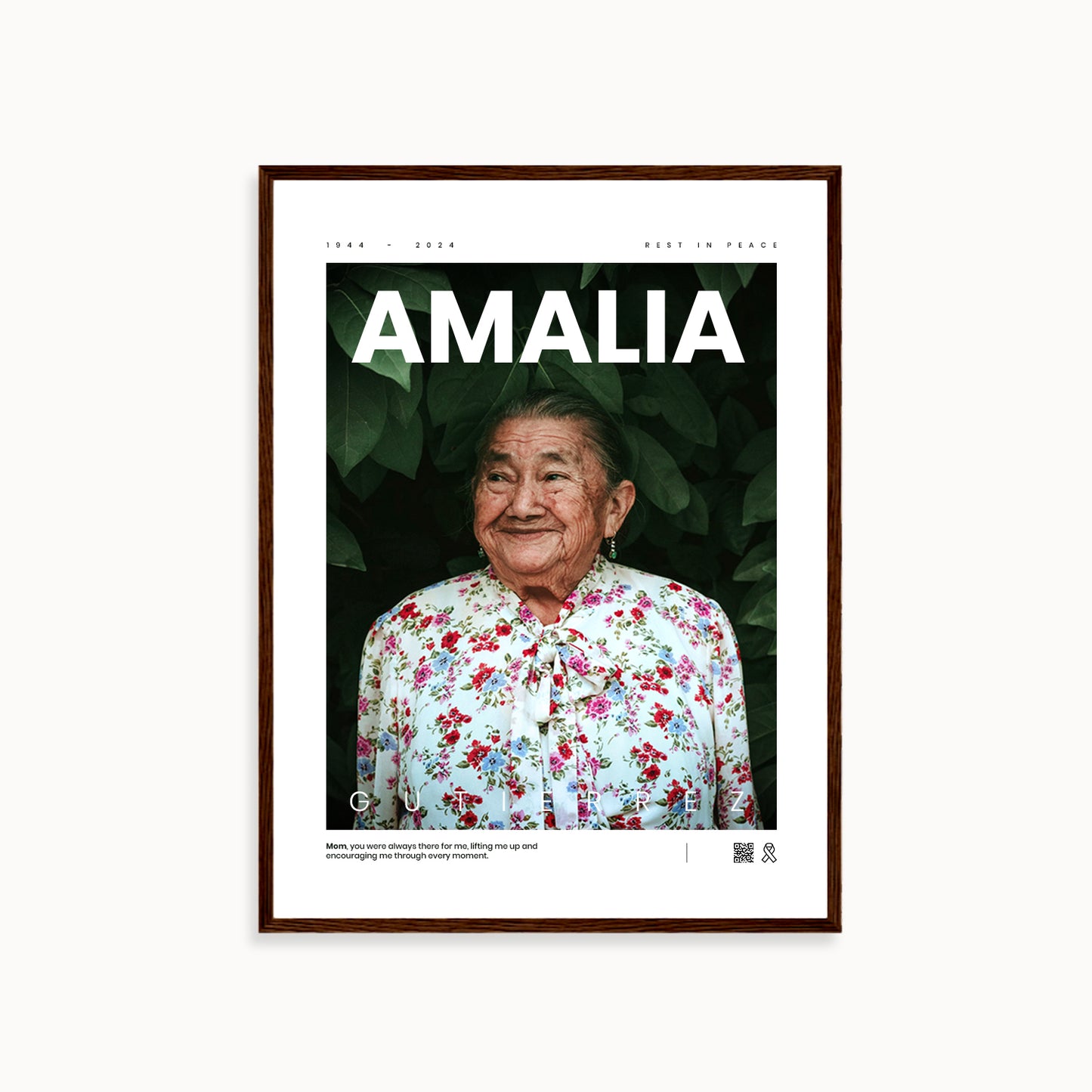 Custom Memorial Poster < Magazine >