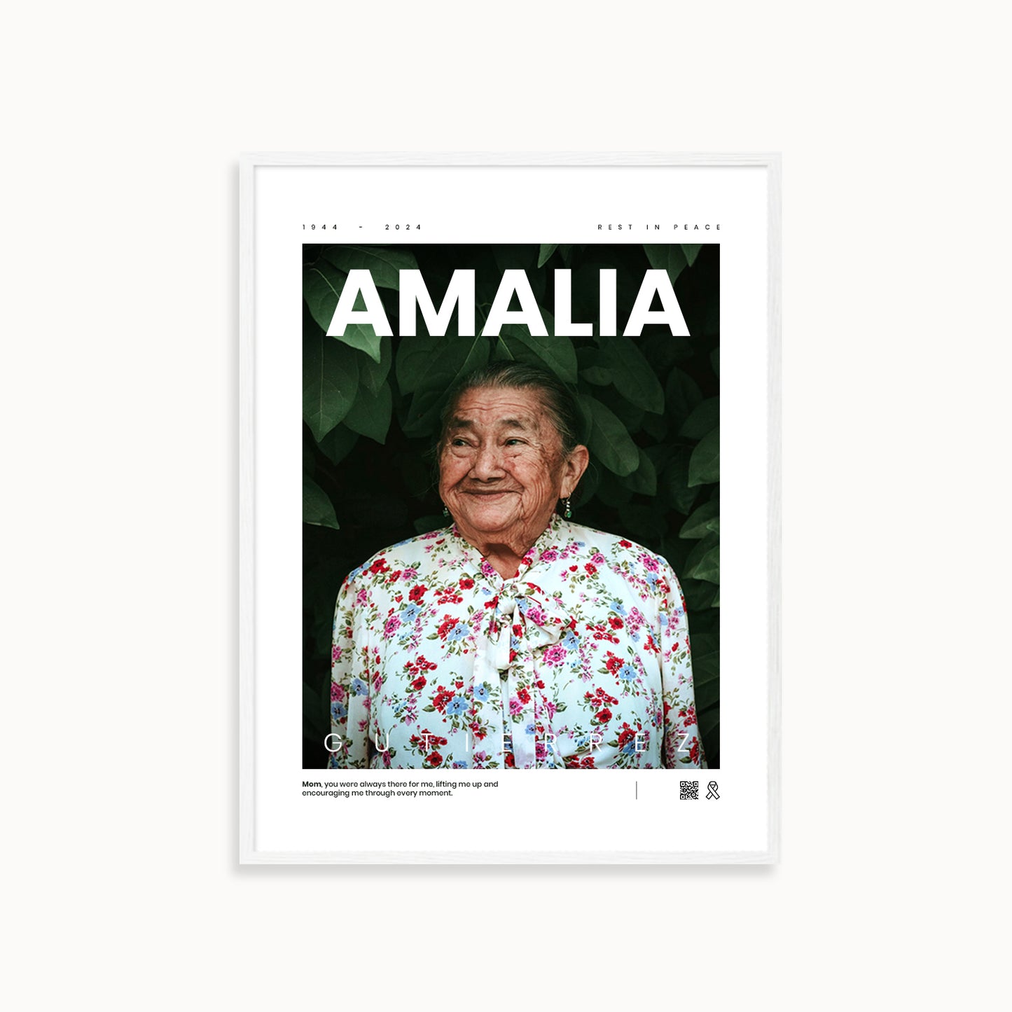 Custom Memorial Poster < Magazine >