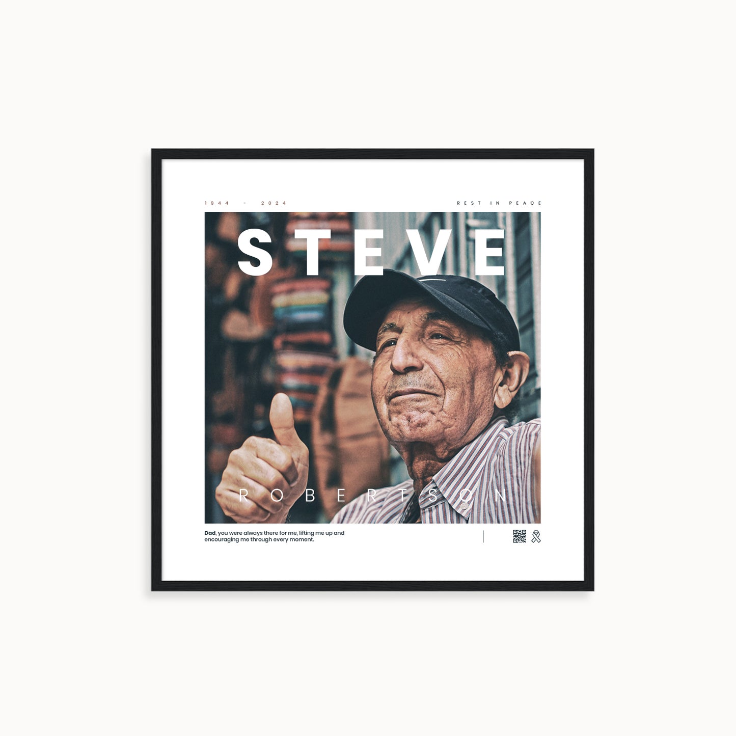 Custom Memorial Poster < Magazine >