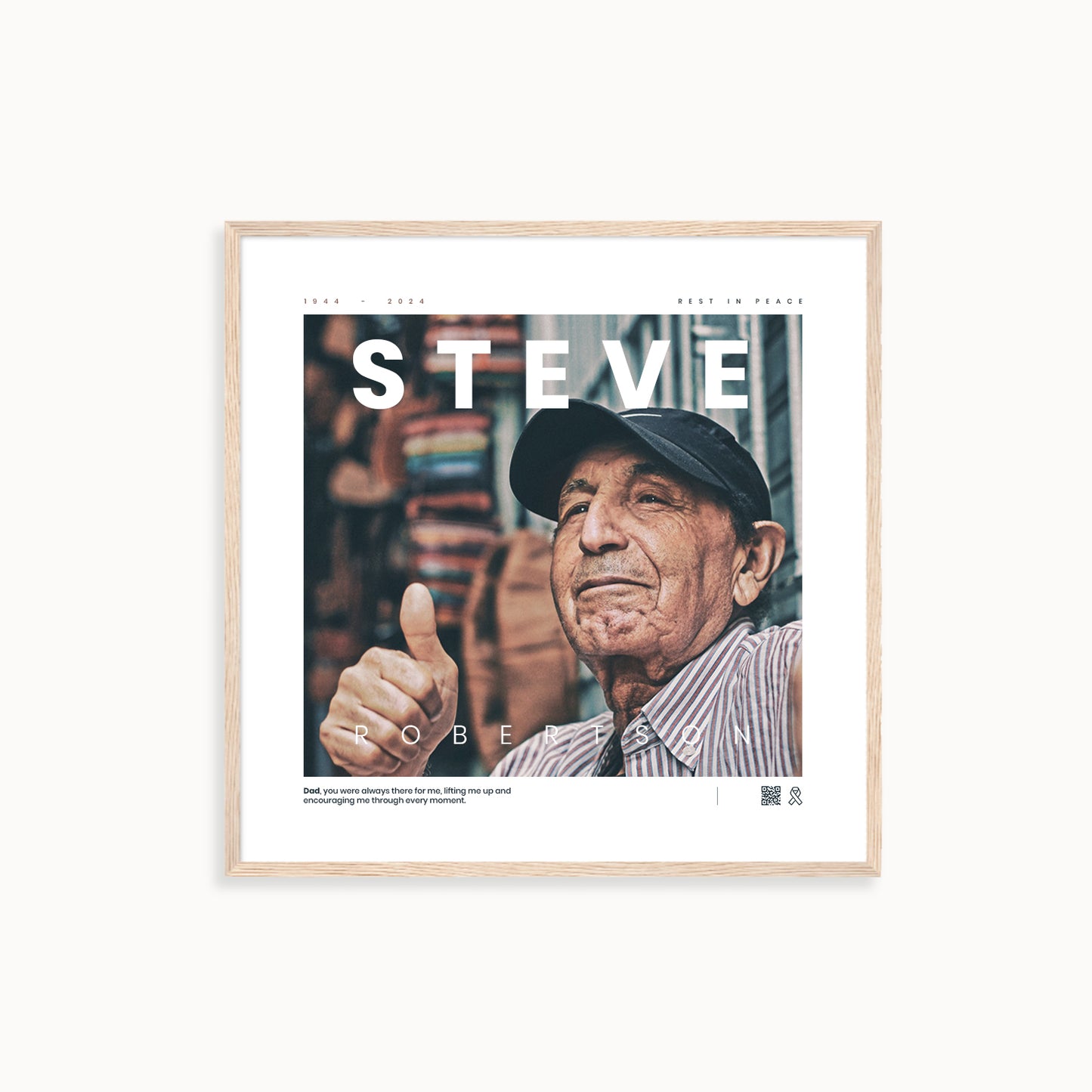 Custom Memorial Poster < Magazine >