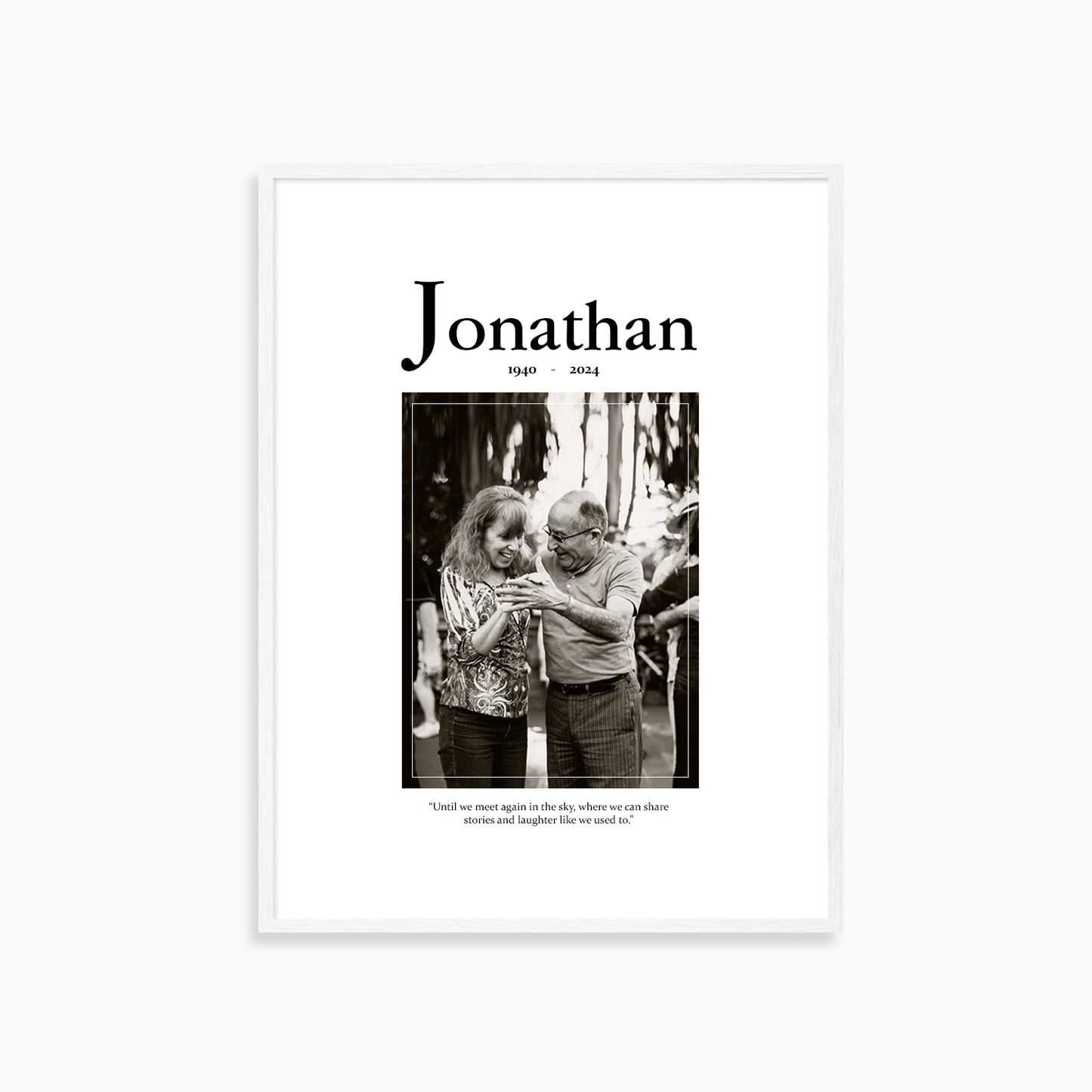 Custom Memorial Poster < Classic >
