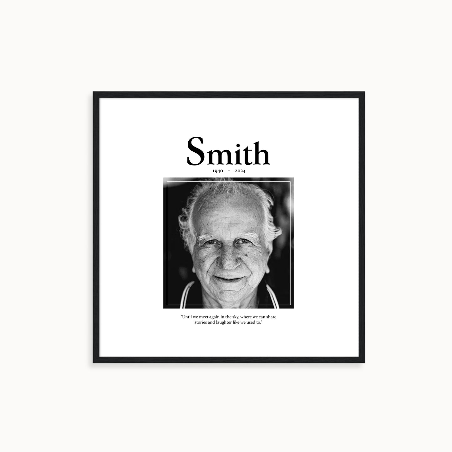 Custom Memorial Poster < Classic >