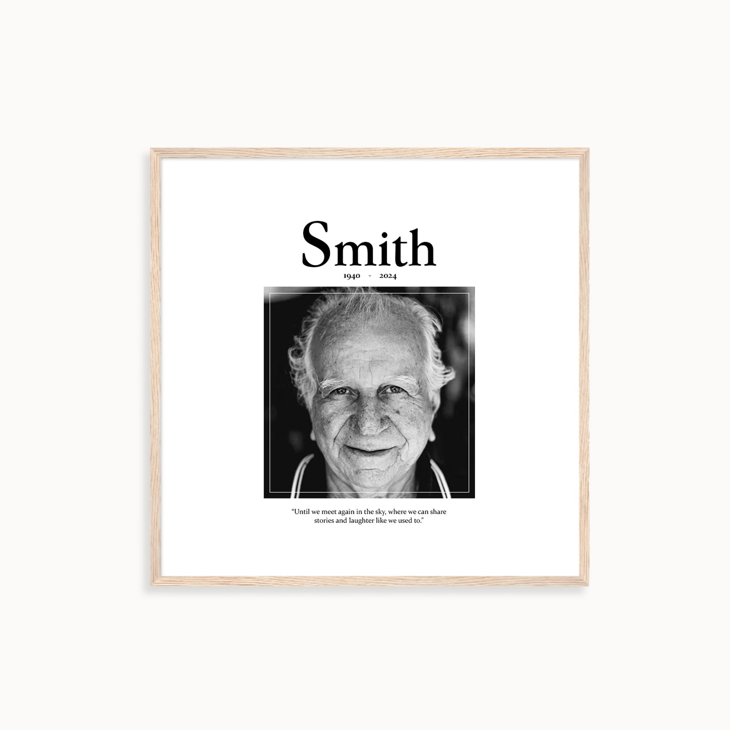 Custom Memorial Poster < Classic >
