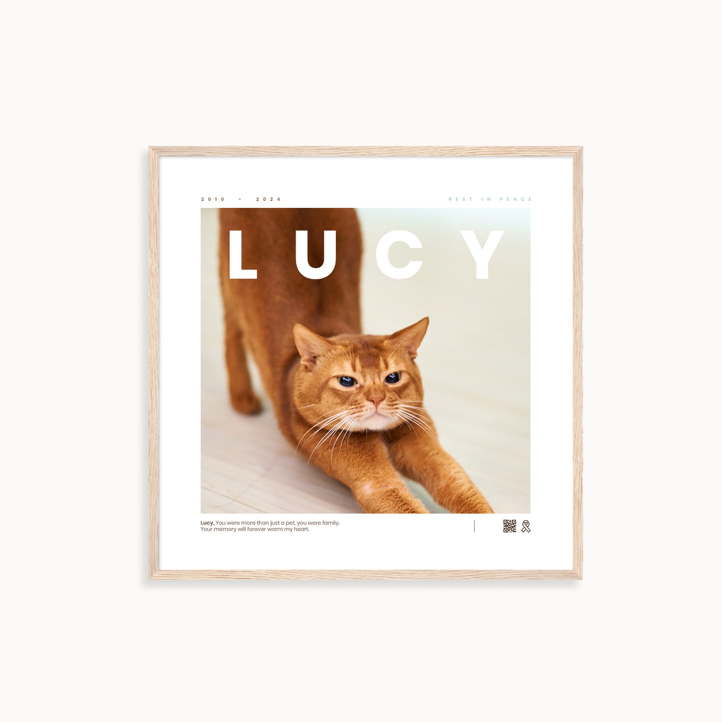 Custom Pet Memory Poster < Magazine >