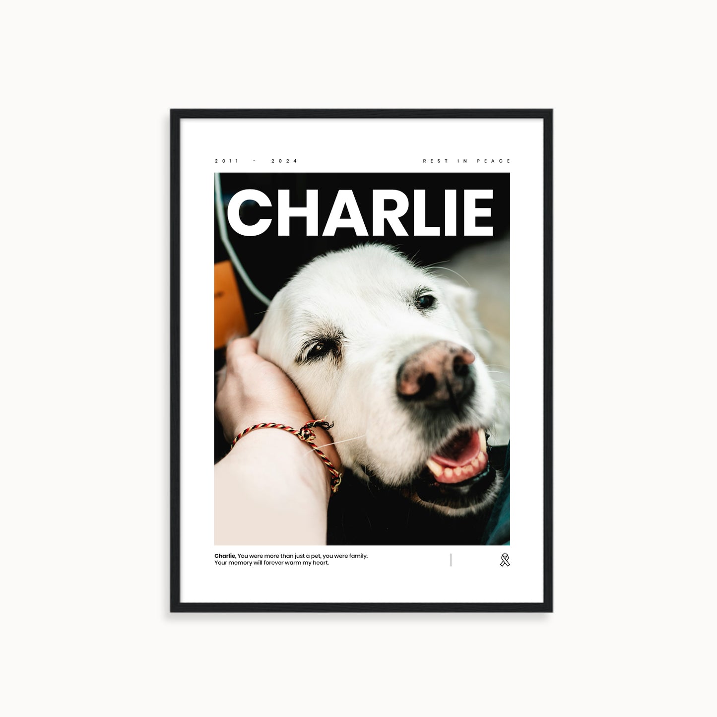 Custom Pet Memory Poster < Magazine >