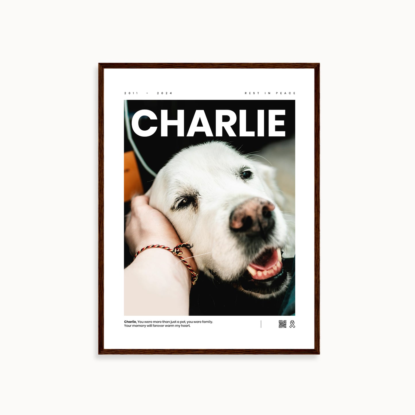 Custom Pet Memory Poster < Magazine >