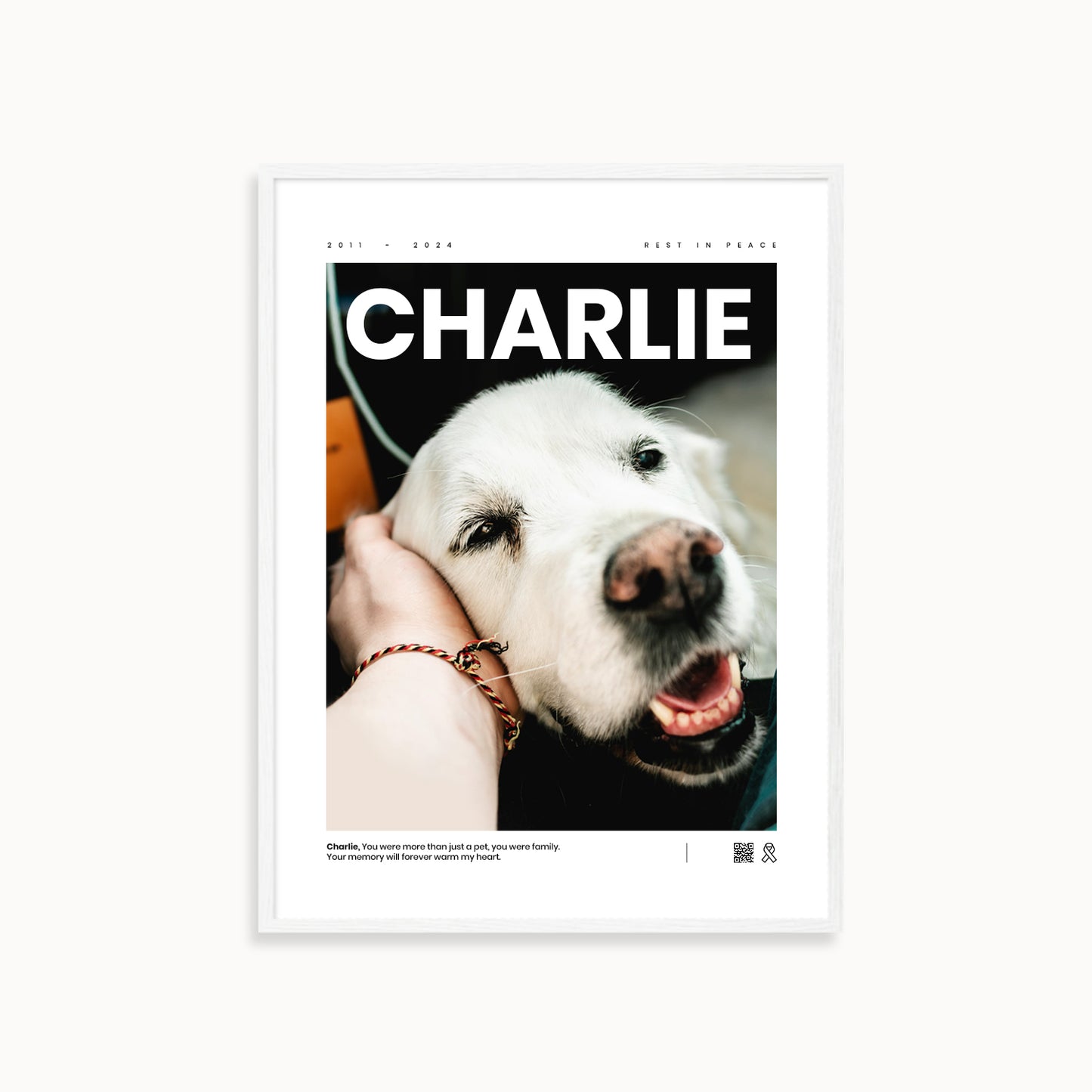 Custom Pet Memory Poster < Magazine >