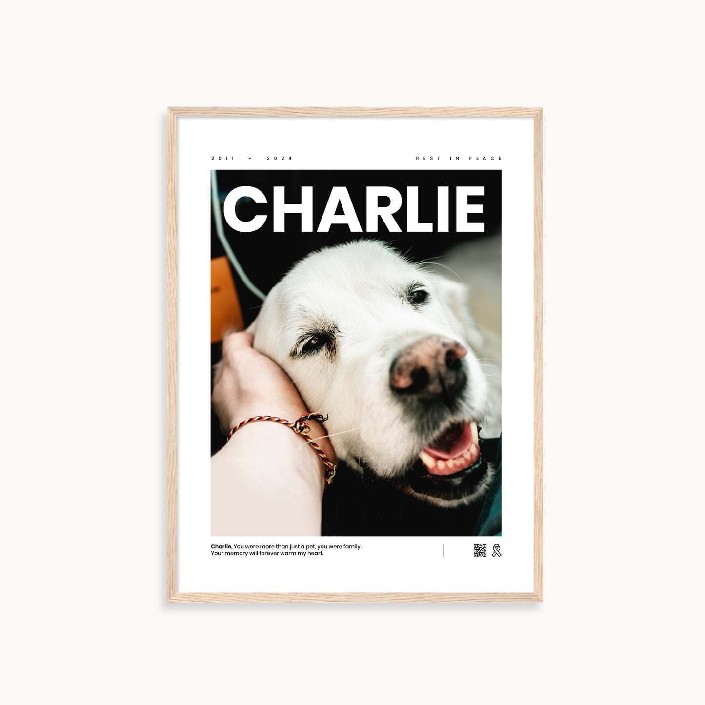 Custom Pet Memory Poster < Magazine >