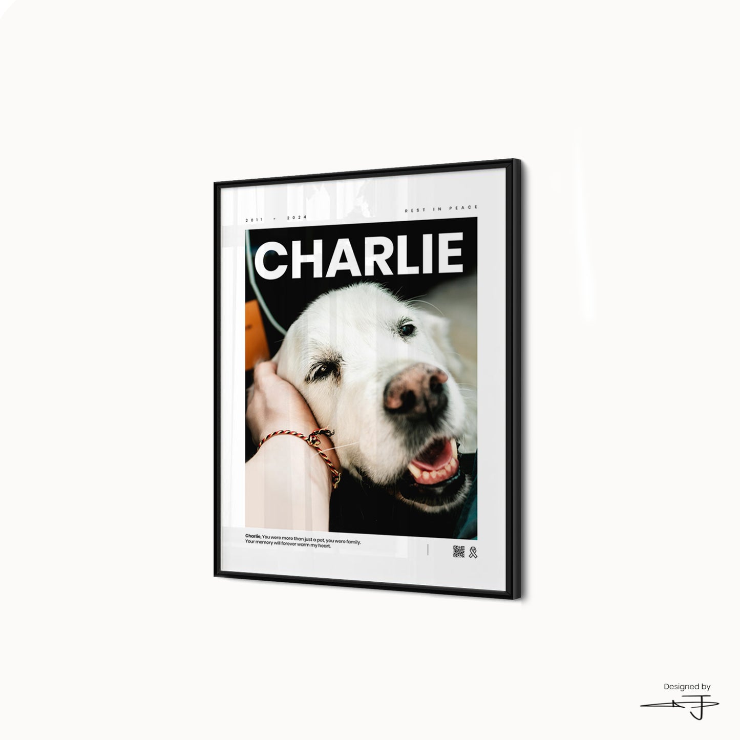 Custom Pet Memory Poster < Magazine >