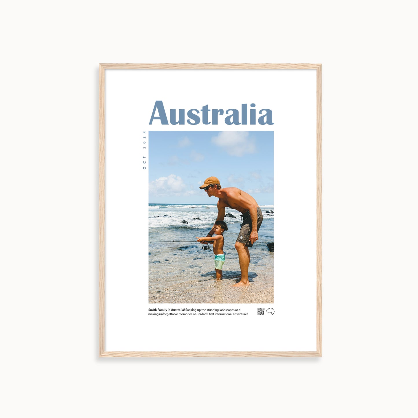 Custom Travel Memory Poster < Minimal >