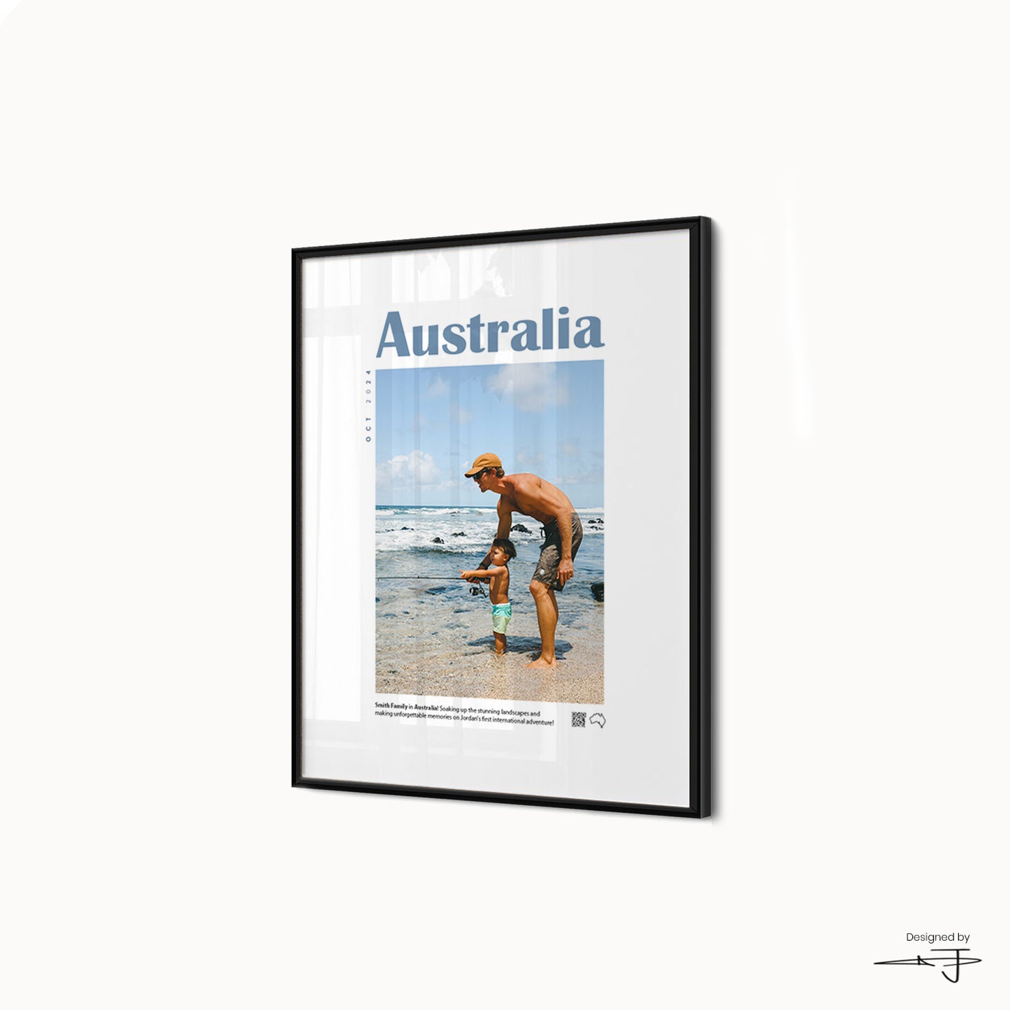 Custom Travel Memory Poster < Minimal >