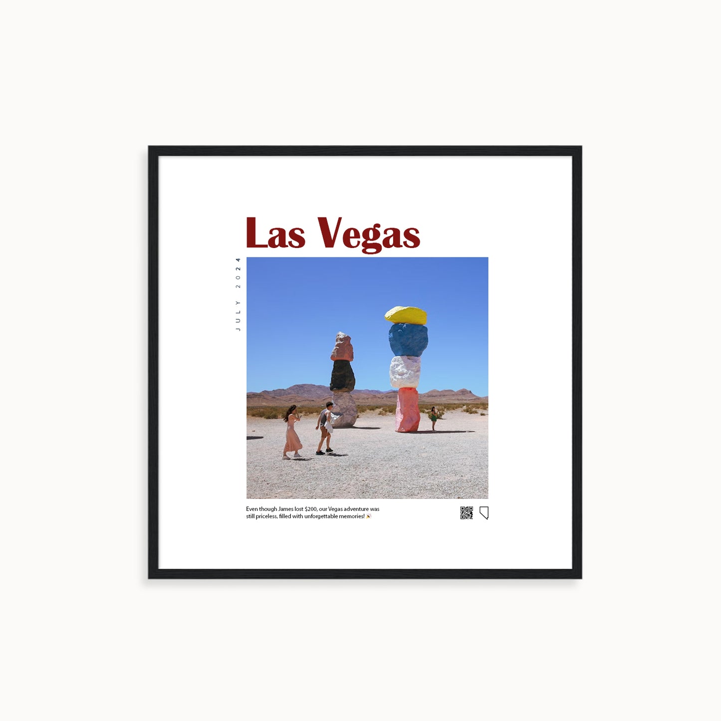 Custom Travel Memory Poster < Minimal >