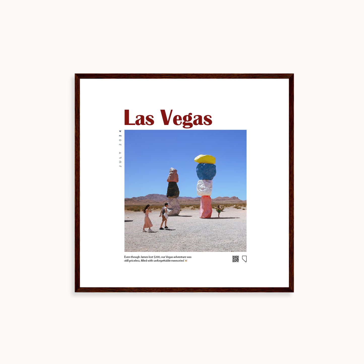 Custom Travel Memory Poster < Minimal >