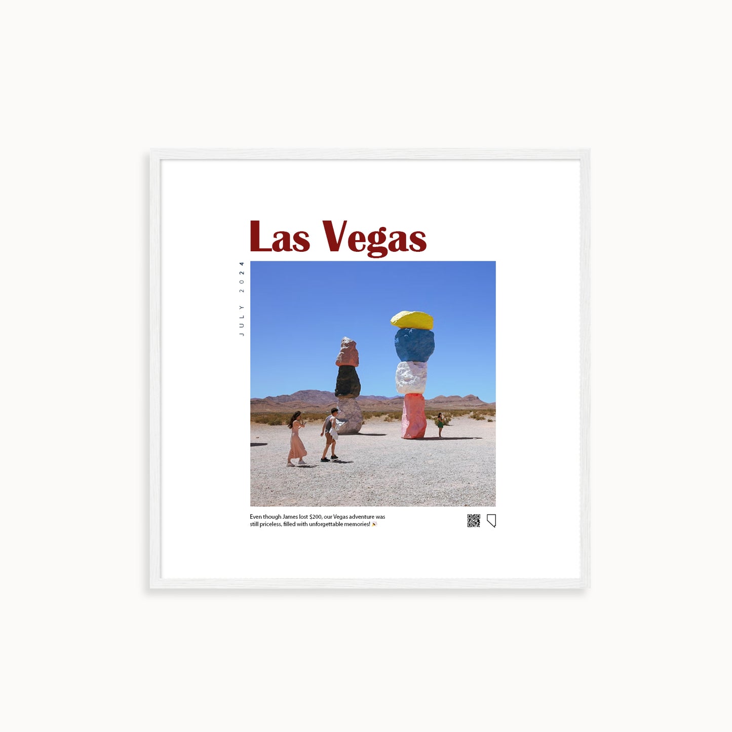 Custom Travel Memory Poster < Minimal >