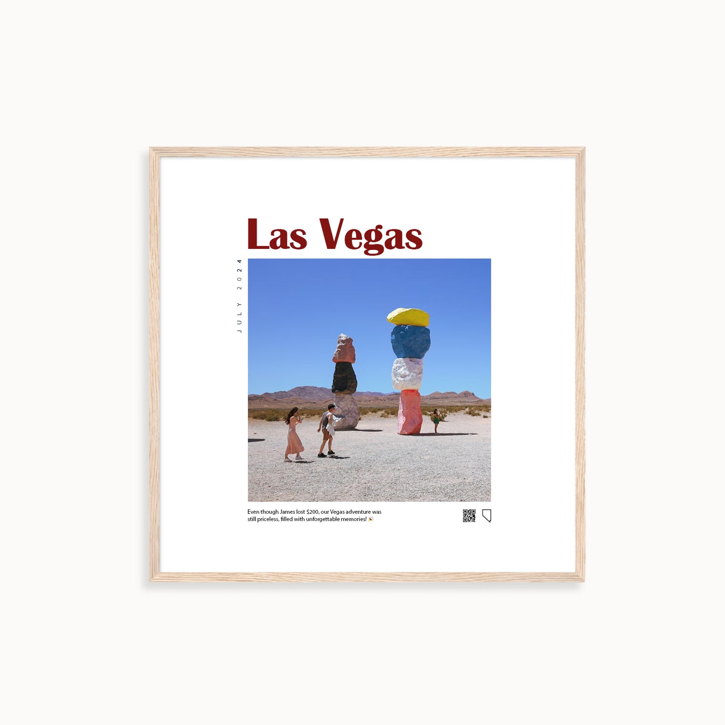Custom Travel Memory Poster < Minimal >
