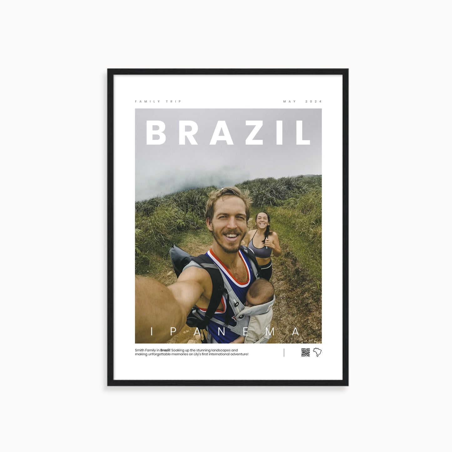Custom Travel Memory Poster < Magazine >