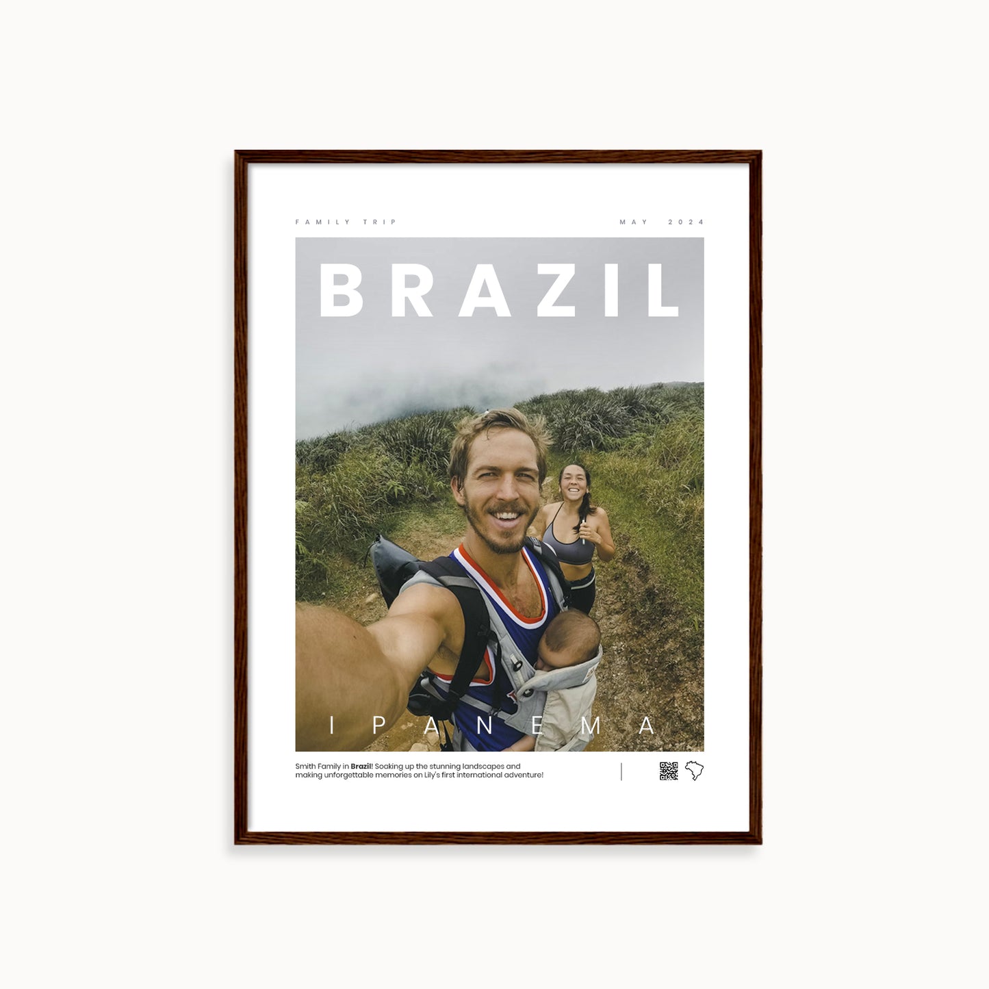 Custom Travel Memory Poster < Magazine >