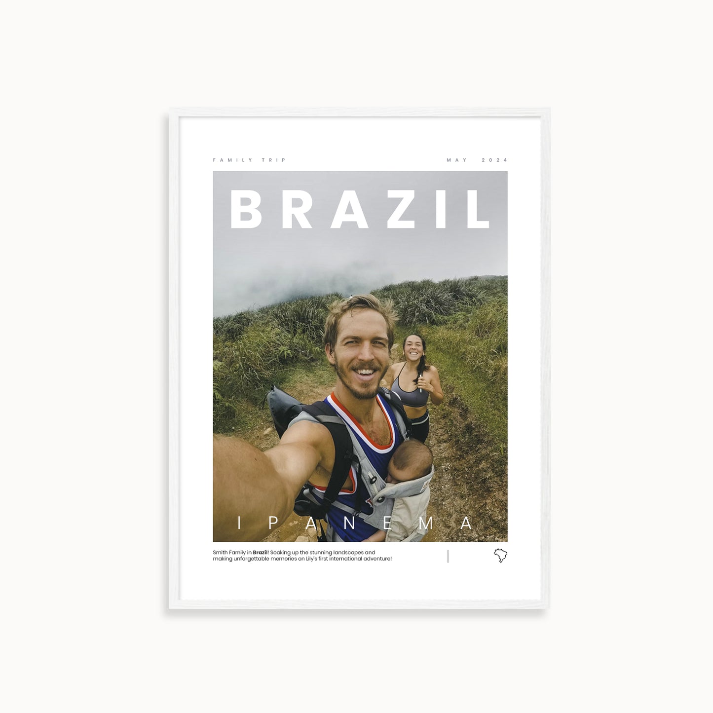 Custom Travel Memory Poster < Magazine >
