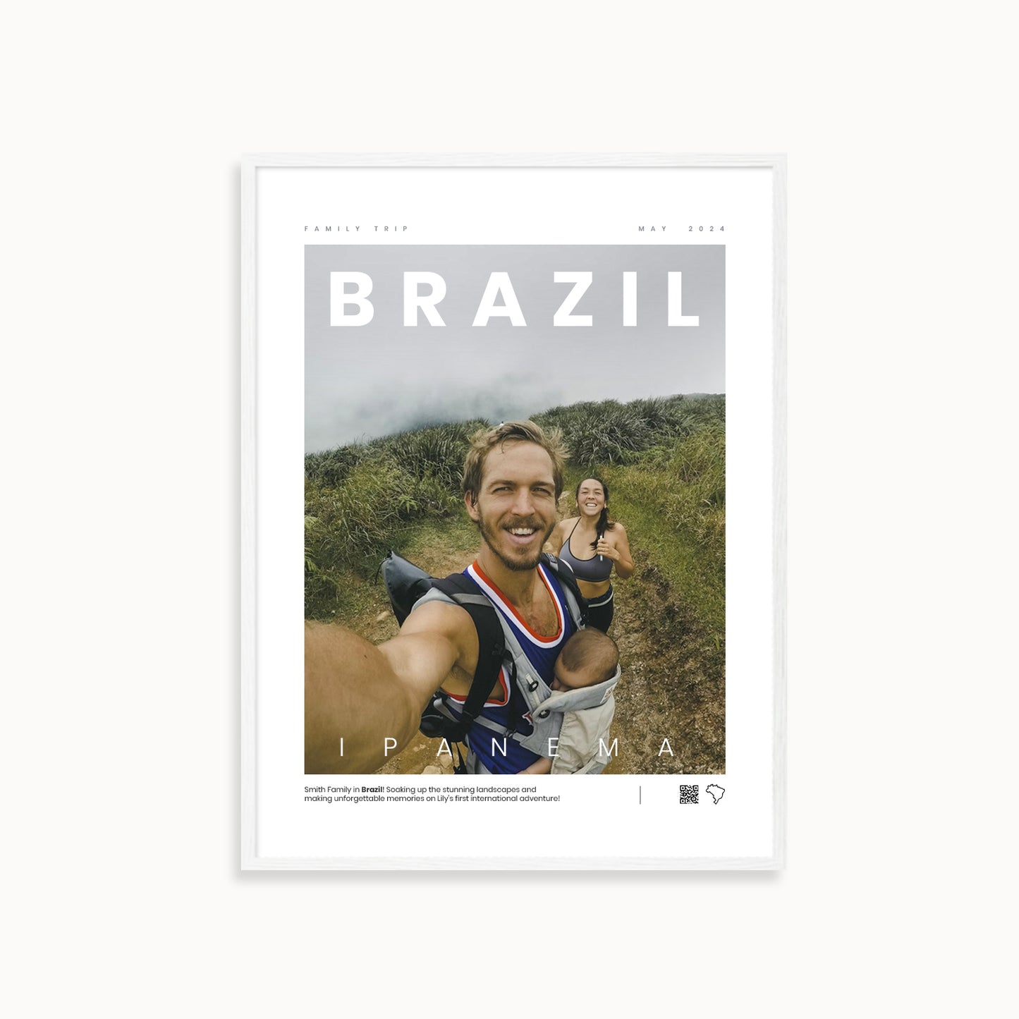 Custom Travel Memory Poster < Magazine >