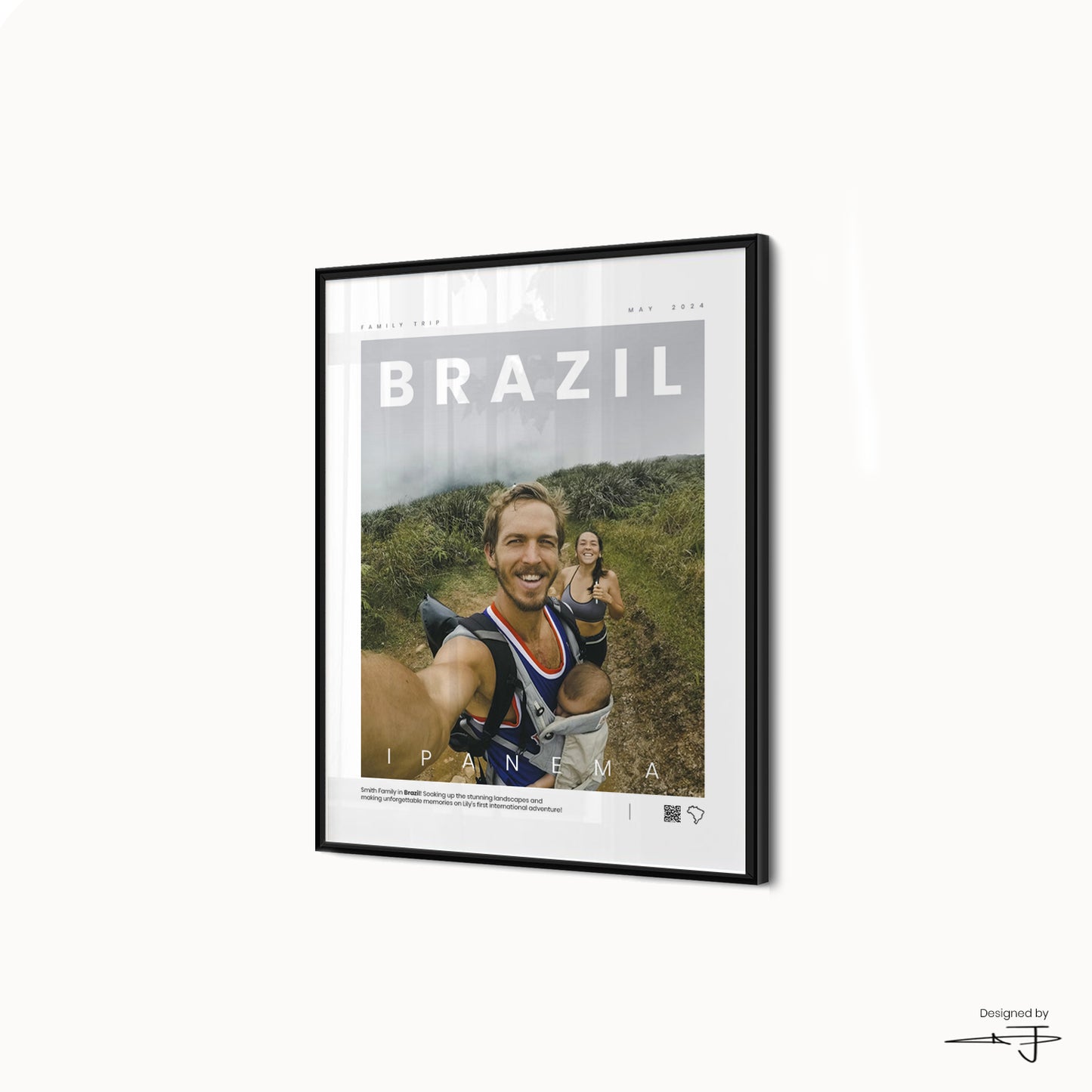 Custom Travel Memory Poster < Magazine >