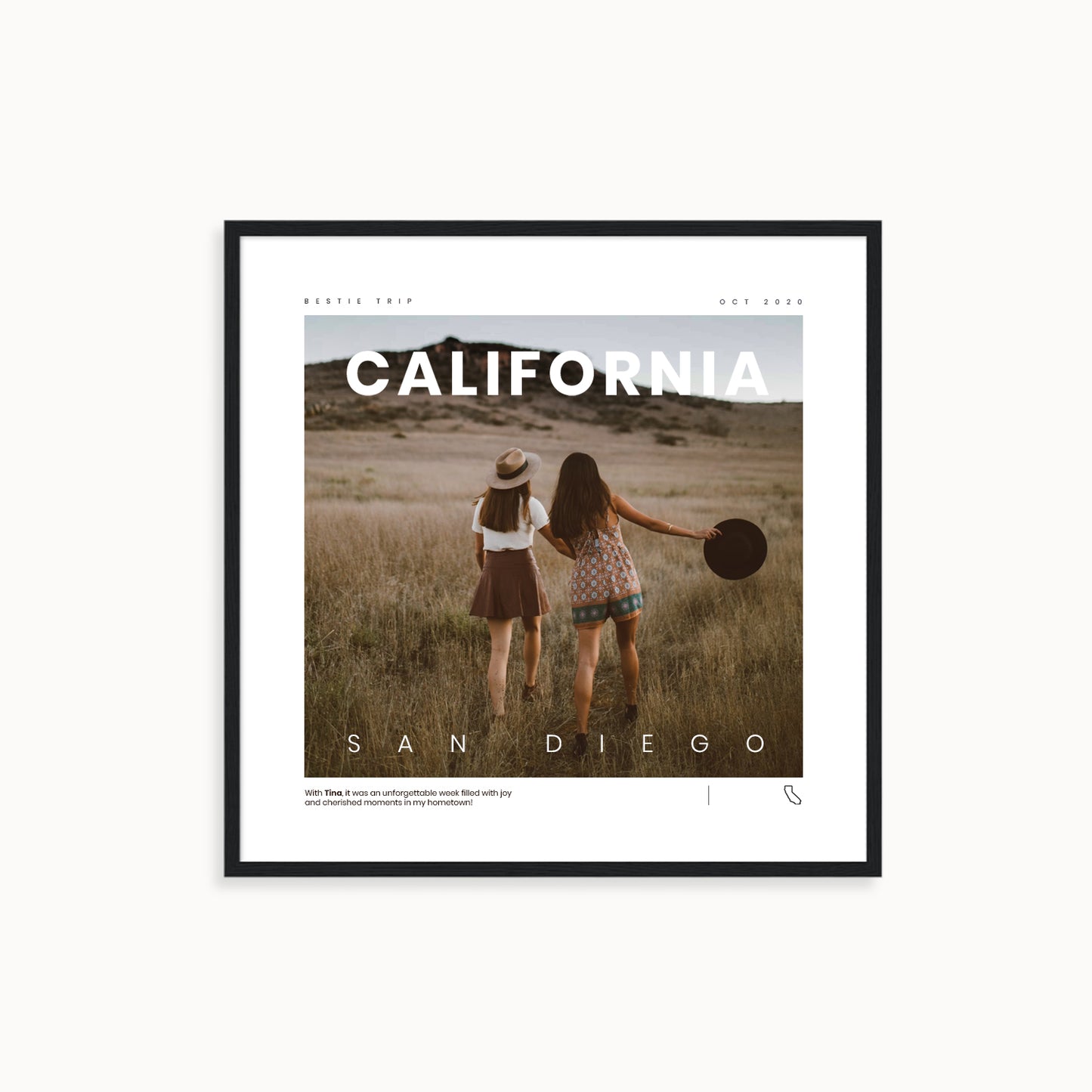 Custom Travel Memory Poster < Magazine >