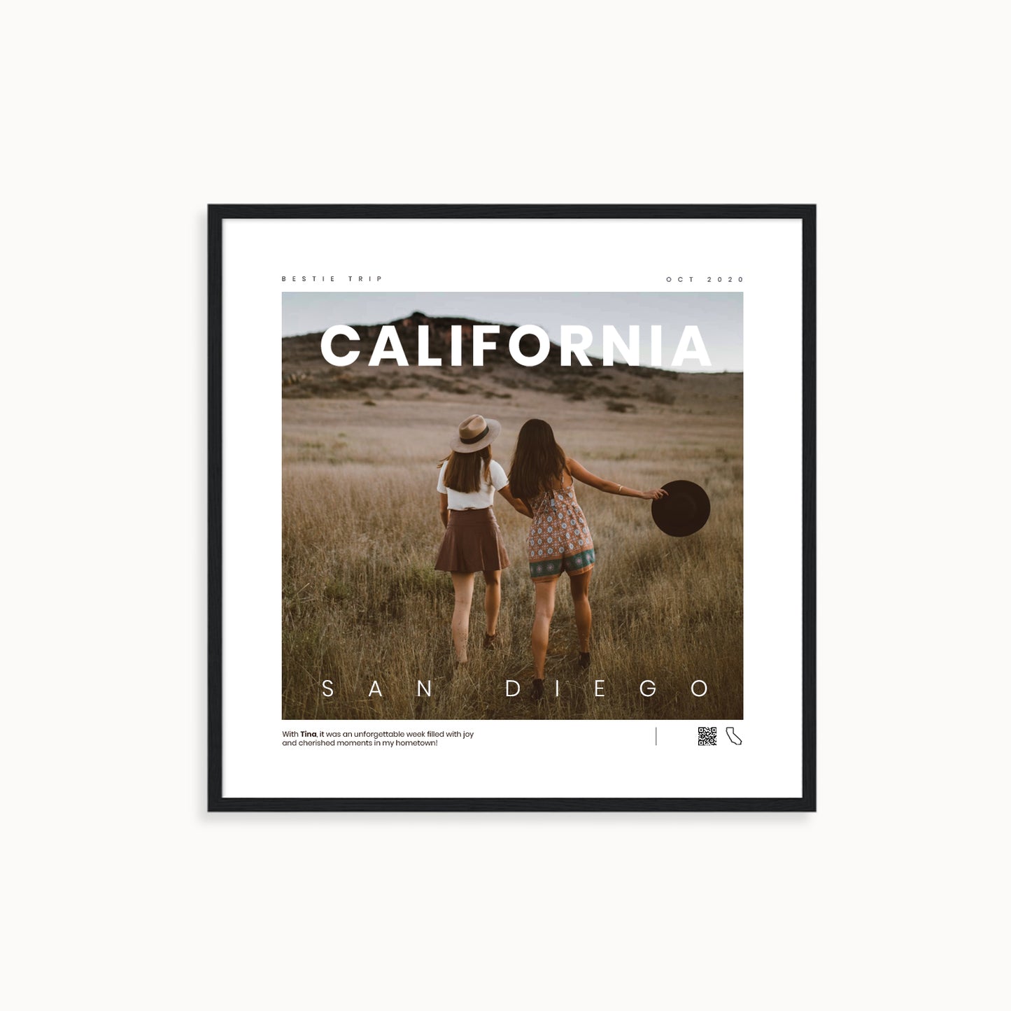Custom Travel Memory Poster < Magazine >