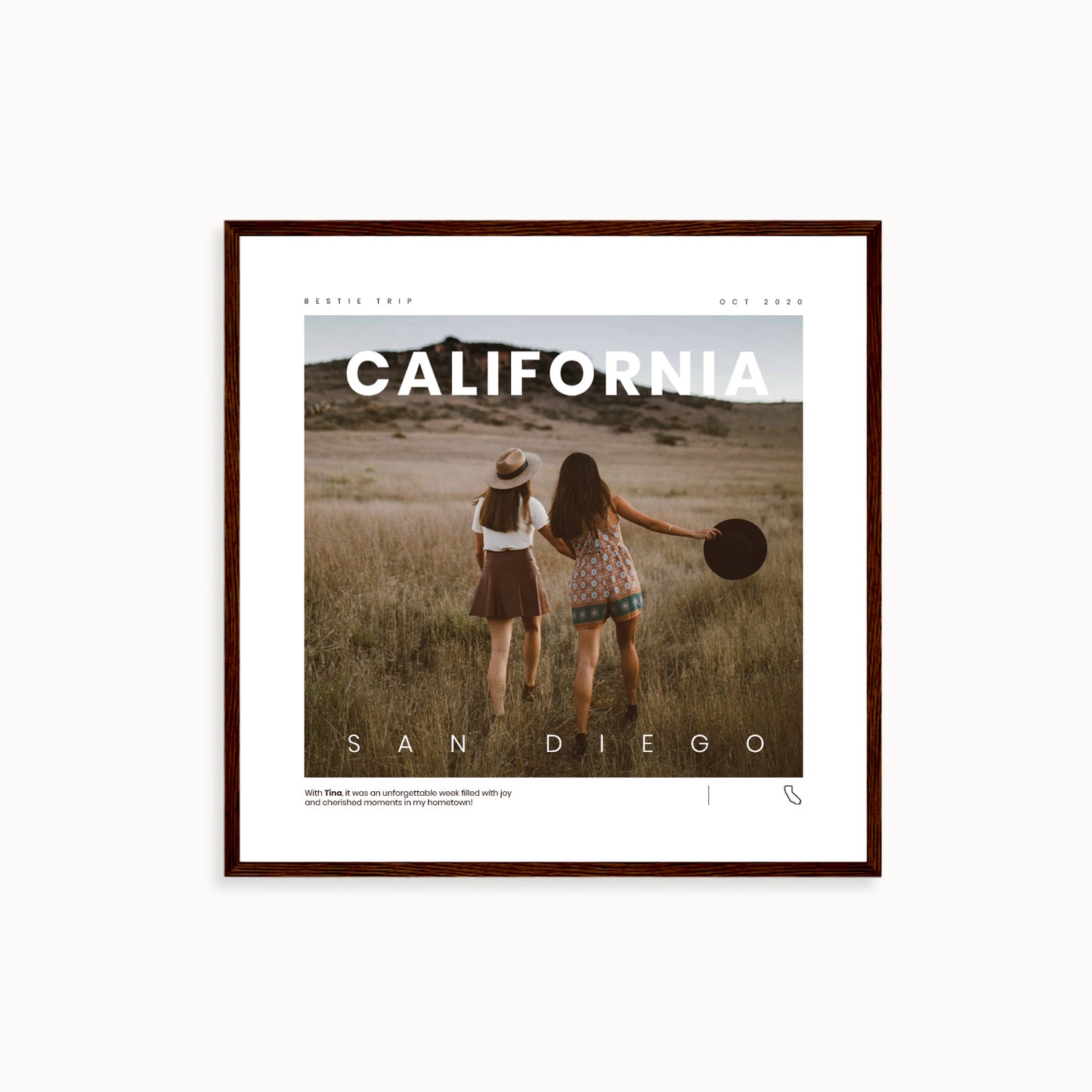 Custom Travel Memory Poster < Magazine >