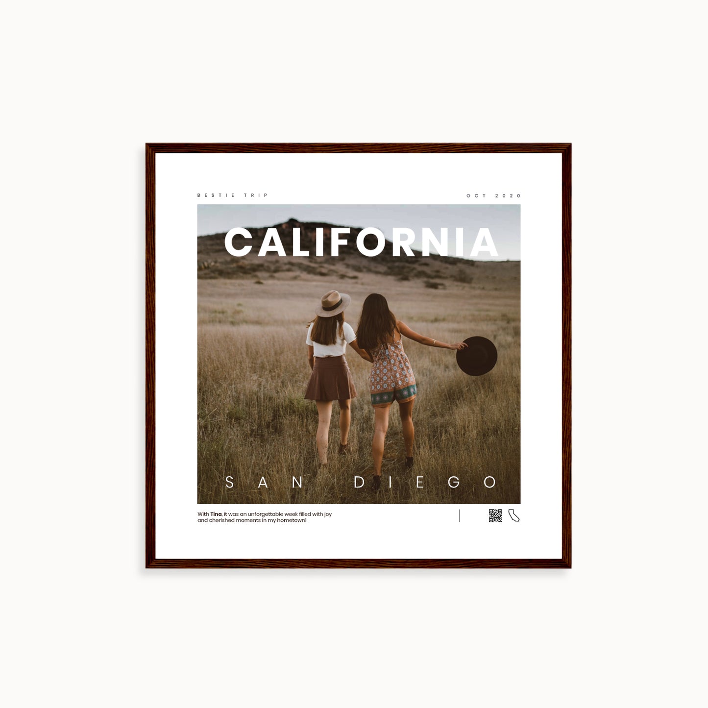 Custom Travel Memory Poster < Magazine >