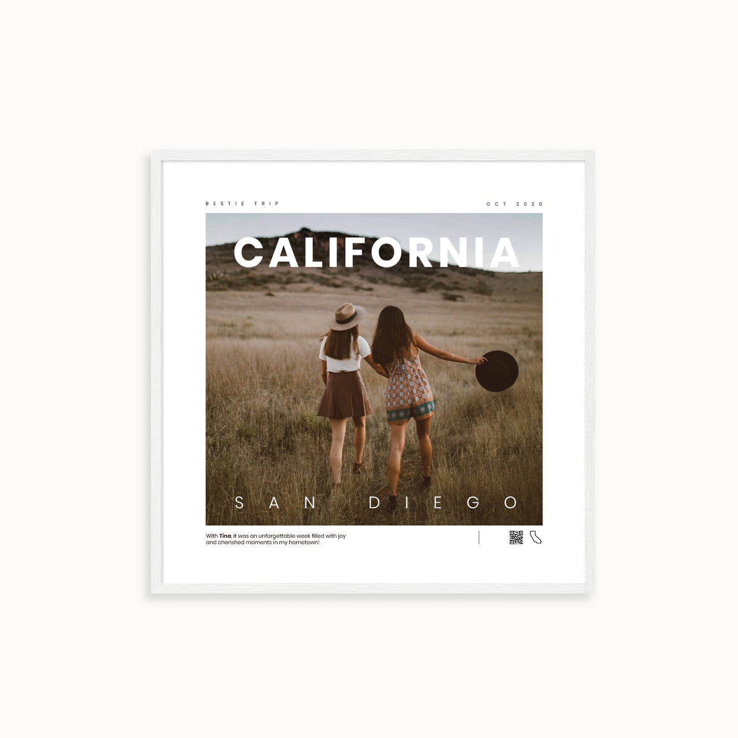 Custom Travel Memory Poster < Magazine >