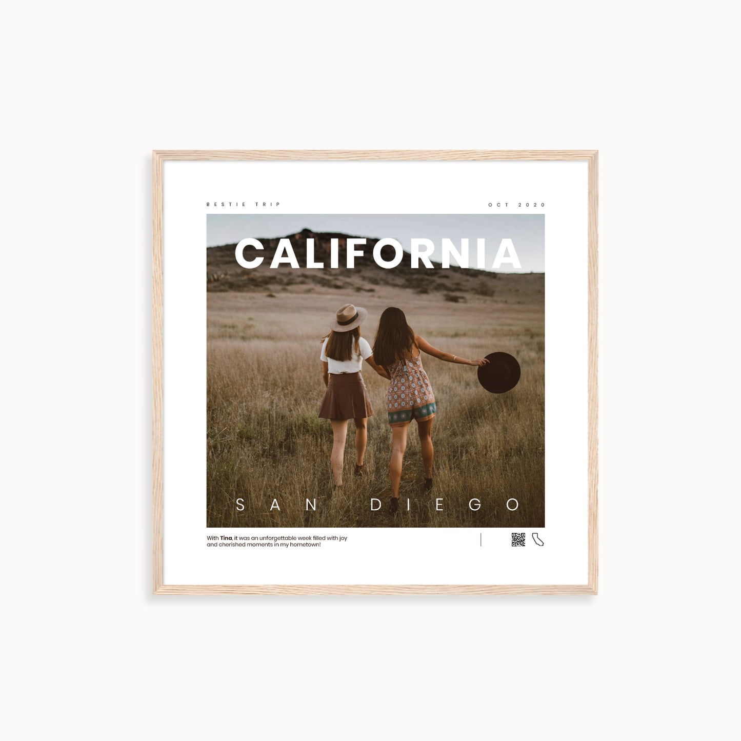 Custom Travel Memory Poster < Magazine >