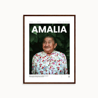 Custom Memorial Poster < Magazine >