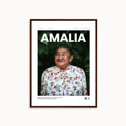 Custom Memorial Poster < Magazine >