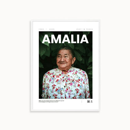 Custom Memorial Poster < Magazine >
