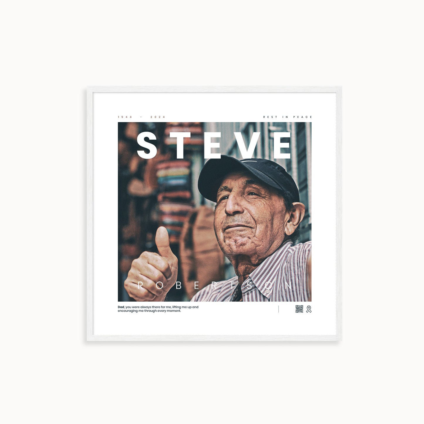 Custom Memorial Poster < Magazine >