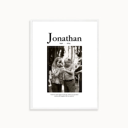 Custom Memorial Poster < Classic >