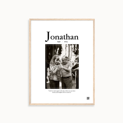 Custom Memorial Poster < Classic >