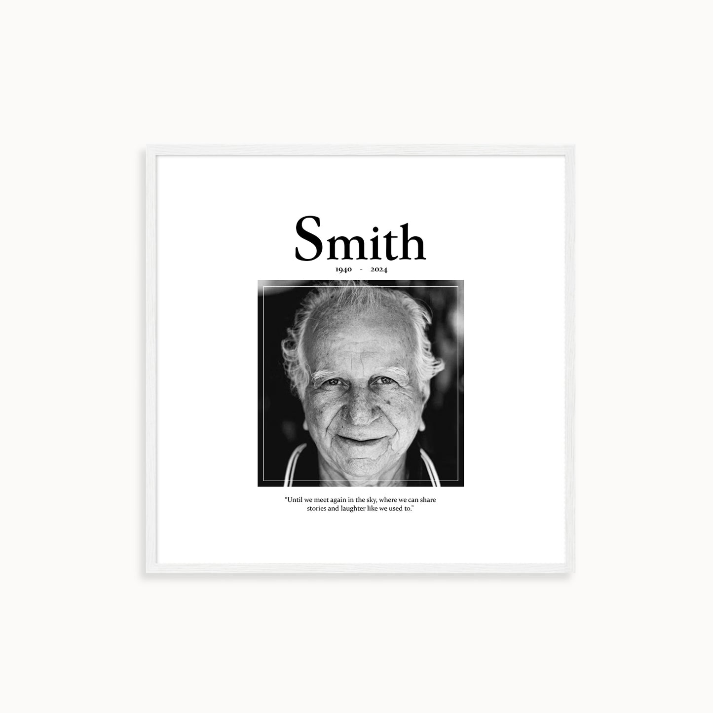 Custom Memorial Poster < Classic >