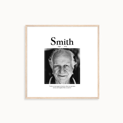 Custom Memorial Poster < Classic >