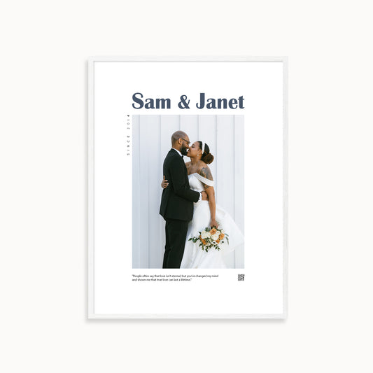 Custom Love Memory Poster < Minimal >