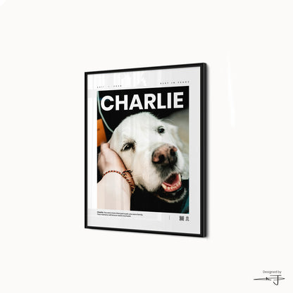 Custom Pet Memory Poster < Magazine >