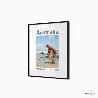 Custom Travel Memory Poster < Minimal >