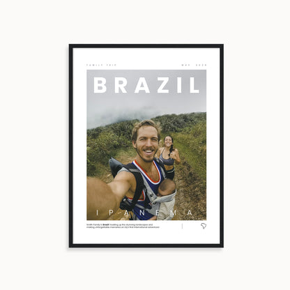 Custom Travel Memory Poster < Magazine >