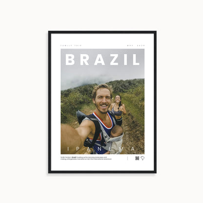 Custom Travel Memory Poster < Magazine >