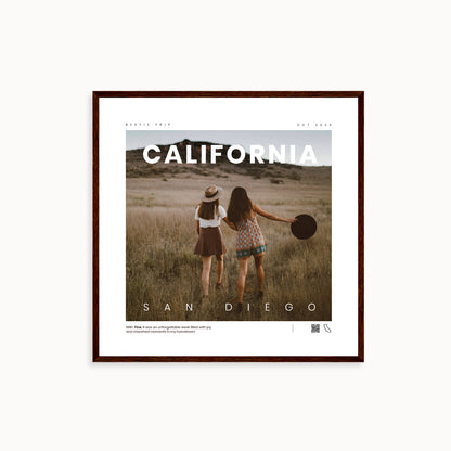 Custom Travel Memory Poster < Magazine >